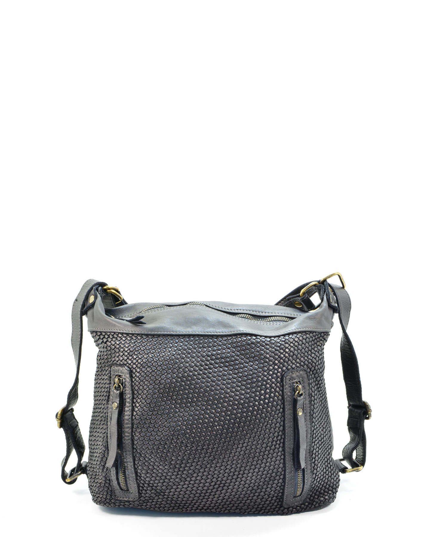 Y062 Backpack bag with double front zip pocket Backpack bag with double front zip pocket main image 2